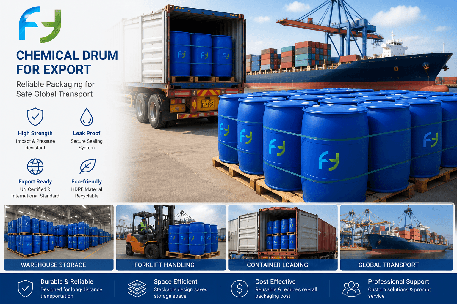 Chemical Drum for Export: Reliable Packaging for International Liquid Transport