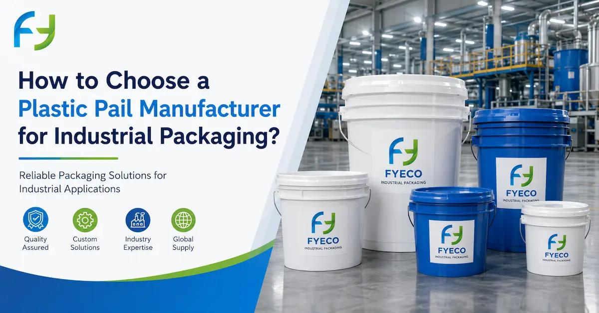 How to Choose a Plastic Pail Manufacturer for Industrial Packaging?