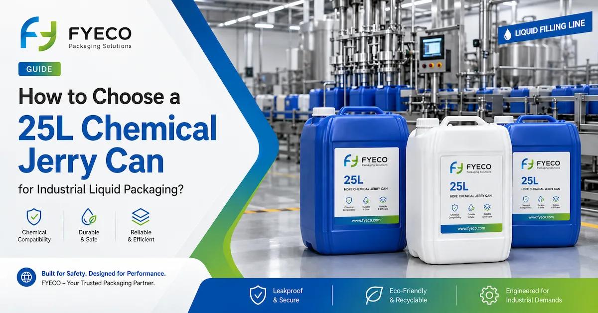 How to Choose a 25L Chemical Jerry Can for Industrial Liquid Packaging?